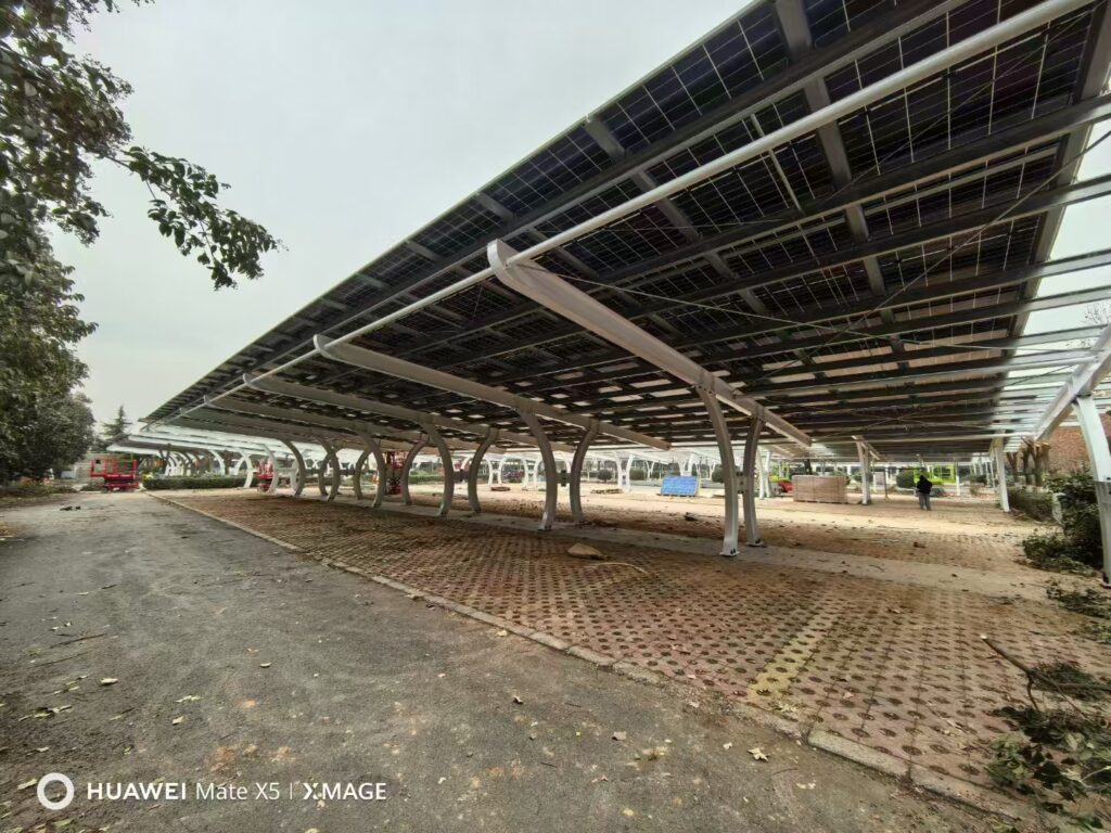 Single Row Solar Carport